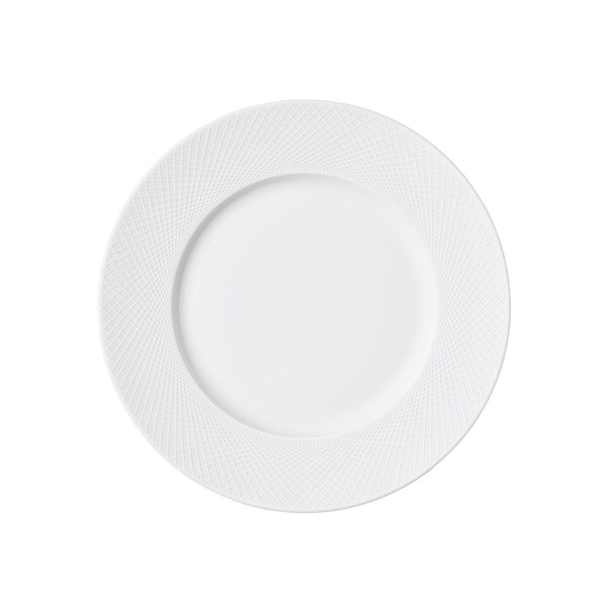 Degrenne Collezione Graphique Blanc Classique White Piatto rotondo da dessert 22,5 cm